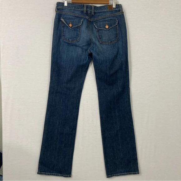 Vintage Lucky Brand Medium Wash Made in America Straight Jeans size 10/30 Long - Picture 9 of 10